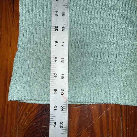 St John Sport Vintage Pastel Green Full Zip Cardigan & Tank Set Chic Preppy Sz L - Picture 15 of 16